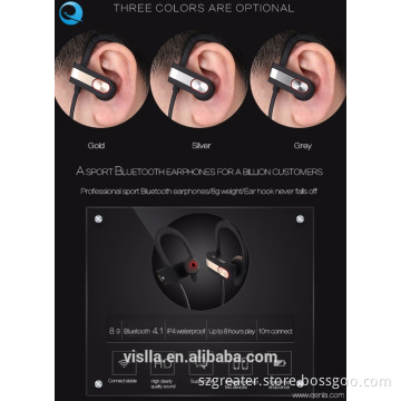 2017 Newest Noise Cancelling Bluetooth V4.1 Version Sport Wireless Bluetooth Headset Stereo Bluetooth headphone
 